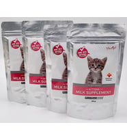 MAXİSOL Yavru Kedi Süt Tozu 200 GR  4 Adet (Beyaz)