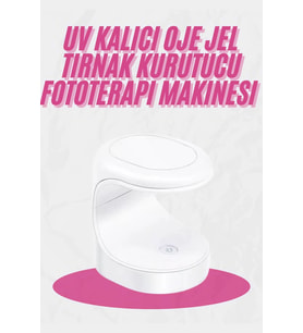 Kalıcı Oje Kurutucu Mini Uv Işınlı Taşınabilir Hızlı Pratik Oje Kurutucu