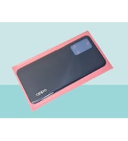 Tkgz - Oppo A16 Arka Pil Batarya Kapağı - SİYAH