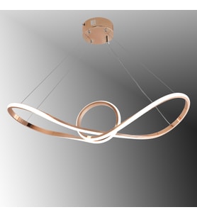 TT002-FSR TT Aydınlatma Papyon Modeli Fransız Sarı Kaplama Led Avize (Beyaz)