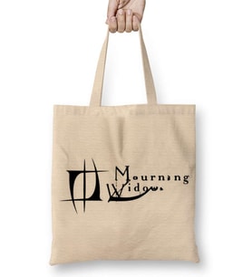 Mourning Widows Logo Bez Çanta Uzun Saplı