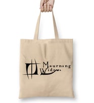 Mourning Widows Logo Bez Çanta Uzun Saplı