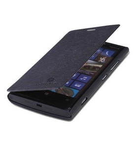 Nillkin Lumia 920 ile Uyumlu Yana Açılan Kapaklı Kılıf Siyah Renk