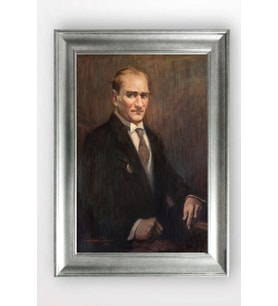 Gümüş Çerçeveli Atatürk Tablo cv976