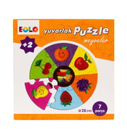 Yuvarlak Puzzle Meyveler Eolo Yayınları