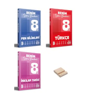LGS 8. Sınıf Benim Hocam Fen Türkçe ve İnkılap Soru Bankam 3lü Set + Telefon Standı