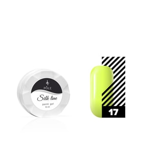 Jel boya & Nail art/dizayn Silk line 17 neon sarı 6 ml.