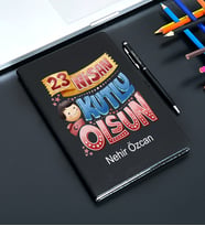 23 Nisan Tasarımlı Kişiye Defter Ve Kalem Seti