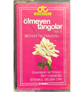 (Plak Değildir KASET tir) Şecaattin Tanyerli Ölmeyen Tangolar Vol. II Kağıt Baskı Kaset