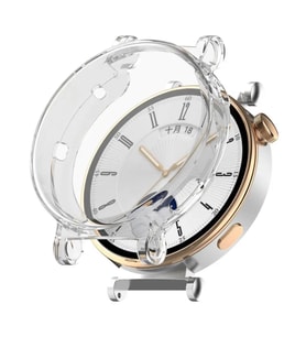 Microsonic Huawei Watch GT5 41mm Kılıf 360 Full Round Soft Silicone Şeffaf (Şeffaf)