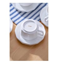 Hexagon 6 Kişilik Çay Fincanı Takımı - 200 ml MSFK86