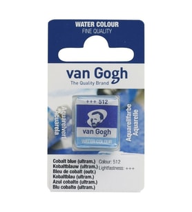 Talens Van Gogh 1/2 Tablet Sulu Boya 512 Cobalt Blue (Ultramarine) 