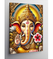 Kanvas Tablo Hindu Tanrısı Ganesha