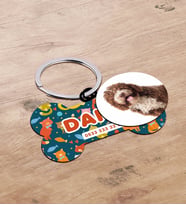 BK Gift Evcil Dostlara Özel İsimli 2’li Ahşap Pet Tasma Künyesi - Model 2-3