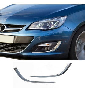 Opel Astra J (HB-SD) Krom Sis Farı Çerçevesi 2Prç 2012 - 2014 P.Çelik