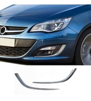 Opel Astra J (HB-SD) Krom Sis Farı Çerçevesi 2Prç 2012 - 2014 P.Çelik