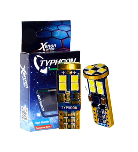 POINT MARKETING 12 Led 12 - 24 Volt T10 Beyaz Xenon Efekt  Canbus'lı Park Plaka