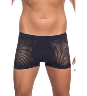 LYYN Siyah Mı Emay 2106 Fileli Soft Erkek Boxer