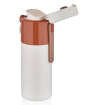 TKK 450 ml Açık Kahverengi Paslanmaz Çelik Termos - Kahve Termosu - Çocuk ve Yetişkin