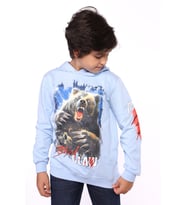Toontoy Erkek Çocuk Baskılı Sweatshirt (Mavi)