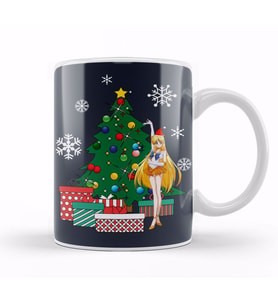 Sailor Moon Venus Around The Christmas Tree Sailor Moon Kupa Bardak Porselen