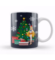 Sailor Moon Venus Around The Christmas Tree Sailor Moon Kupa Bardak Porselen