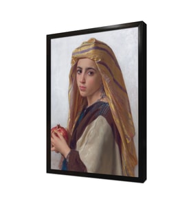Narlı Kız Çerçeveli Mdf Tablo