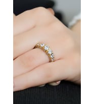 YARIM TUR YÜZÜK 14 AYAR A044564