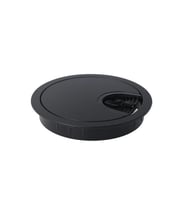 Mat Siyah Boyalı Zamak Kablo Kapağı 60 Mm