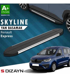 S-Dizayn Renault Express Skyline Krom Yan Basamak 203 Cm 2021 Üzeri A+ Kalite