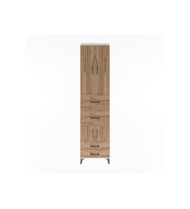 Hyperion Dolap 4 Raflı 4 Çekmeceli 4 Kapaklı 60x44x243 Aytaşı-Çam