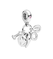 Nur Silver I Love You Sallantılı Gümüş Charm NUR-BL01278