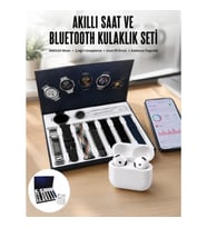 Mey İthalat® 2025 Model Akıllı Saat ve Yeni Nesil Pro Bluetooth Kulaklık ANC Özelliği