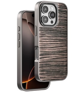 Venco Apple iPhone 16 Pro Wave Kapak - Kahverengi