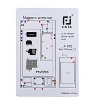 JIAFA JF-870 iPhone 11 Pro Max Mıknatıslı Çalışma Hasırı Vida Gostergeli-(57 - SSSSSS1128-7