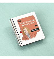 Newton Esprili Mesajlı Not Defteri