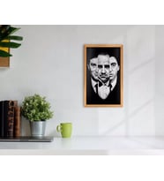 BK Home Godfather Baba Tasarımlı Dekoratif Retro Ahşap Tablo-5
