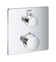 Grohtherm Ankastre Banyo Bataryası Termostatik Kare(Sıvaaltı Hariç)
