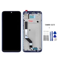 Xiaomi Redmi NOTE 7 Uyumlu Lcd Ekran Dokunmatik Servis Lcd ÇITALI MAVİ + TAMİR SETİ