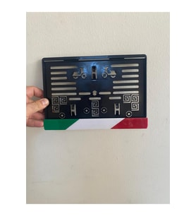 İtalyan Motor 3 Renk Motor Plakalık 1 adet