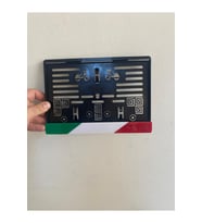 İtalyan Motor 3 Renk Motor Plakalık 1 adet
