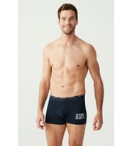 U.S POLO 80338 ERKEK 3 LÜ PAKET BOXER COTTON (Lacivert)