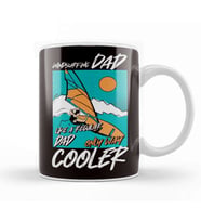 Windsurfer Dad Windsurfing Father Water Sports Surfer Ocean Kupa Bardak Porselen