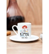 Kişiye Özel Kimya Öğretmeni Tasarımlı Kahve Fincanı - 4