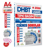 2026 KPSS-DHBT Lisans ÖSYM Çıkmış Soru Tıpkı Basım 6’lı Kitapçık Türkiye Geneli Deneme Paketi