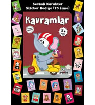 Stickerlı 3+ Yaş Kavramlar