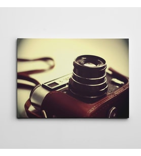 Fotoğraf Makinası Retro Kanvas Tablo