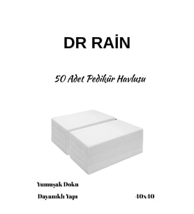 50 Adet Tek Kullanımlık Pedikür Havlusu 40x40, Pratik ve hijyenik kullanım