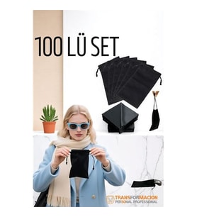Kumaş Gözlük Kılıfı 50+50 Kılıf+Bezli SET Promosyon Gözlük Kılıfı