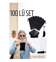 Kumaş Gözlük Kılıfı 50+50 Kılıf+Bezli SET Promosyon Gözlük Kılıfı